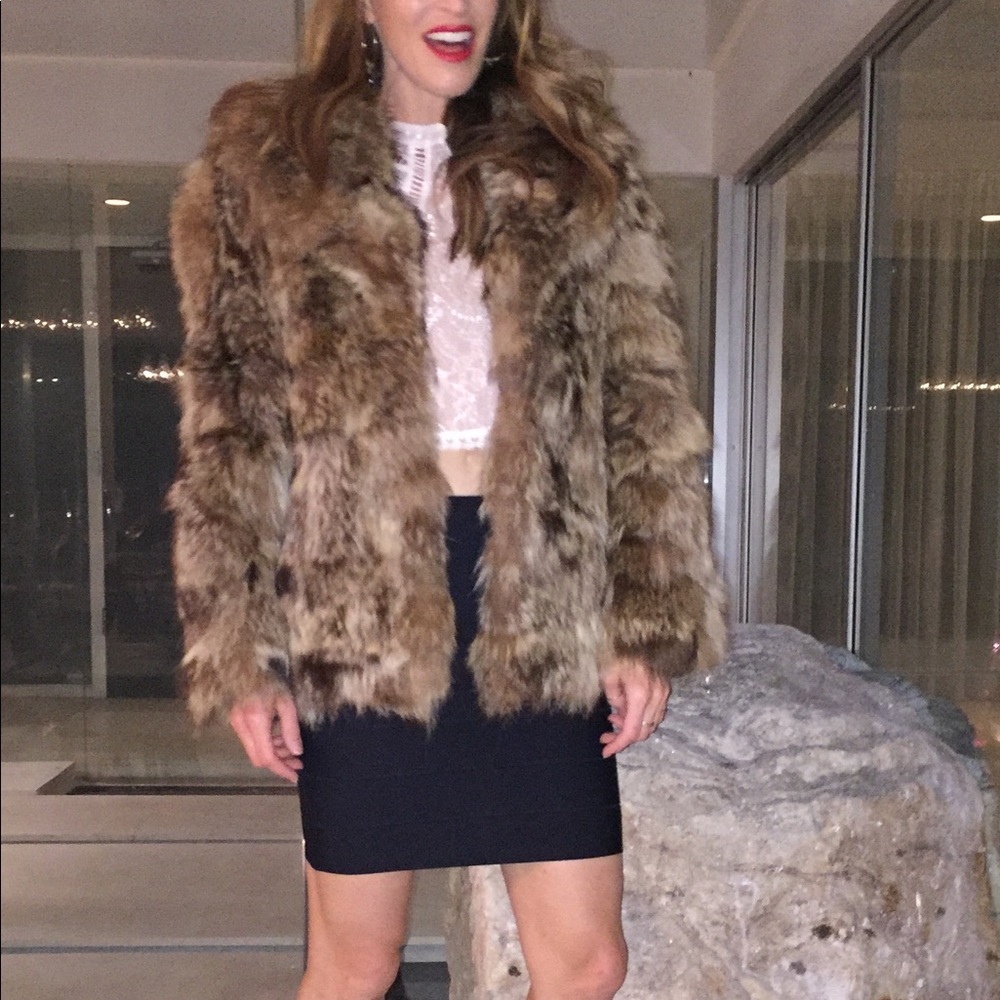 Vintage fur coat, authentic